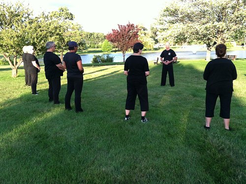 Classical Tai Chi group practice